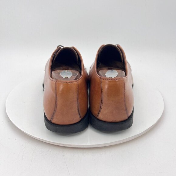 Allen Edmonds Tribeca Men Size 9D Brown Walnut Leather Derby Dress Shoes - Picture 6 of 16